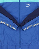 Vintage Puma X-T-G Tri-Colour Soft Shell Windbreaker Jacket - M