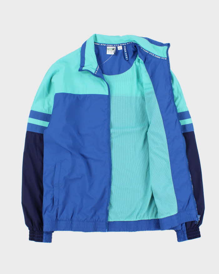 Vintage Puma X-T-G Tri-Colour Soft Shell Windbreaker Jacket - M
