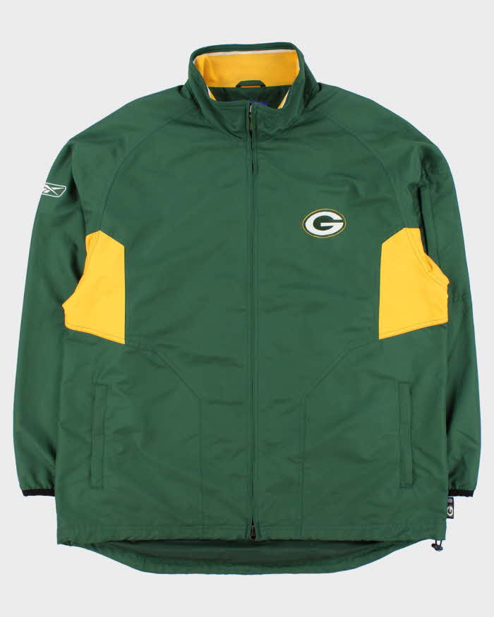 Vintage Reebok NFL Green Bay Packers Softshell Windbreaker - L