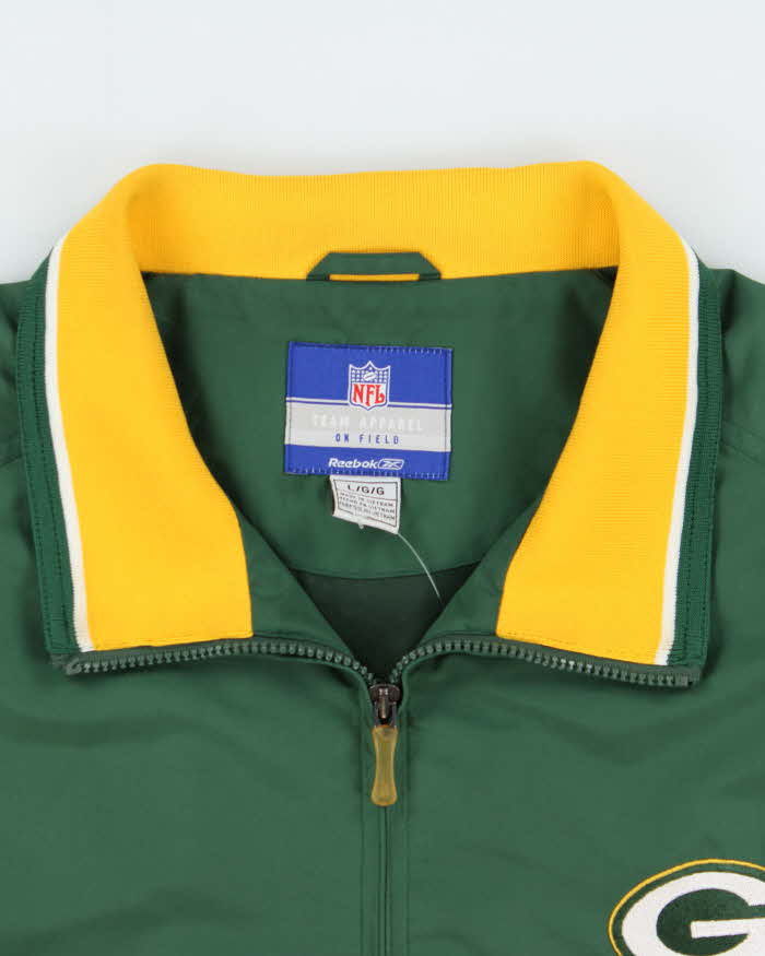Vintage Reebok NFL Green Bay Packers Softshell Windbreaker - L