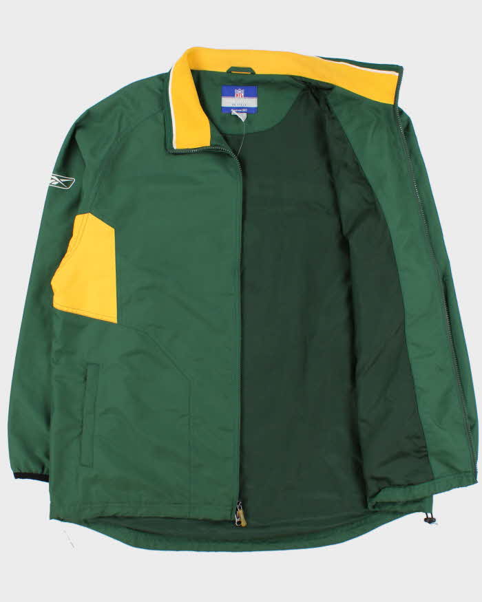 Vintage Reebok NFL Green Bay Packers Softshell Windbreaker - L