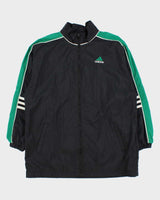 Vintage 1990s Adidas Classic Embroidered Shell Windbreaker Jacket - M