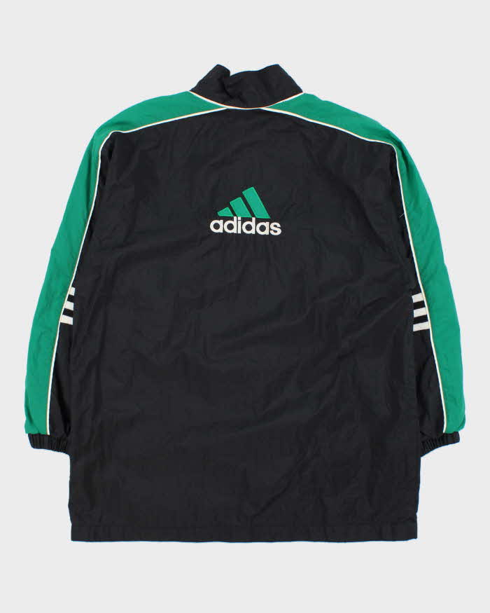 Vintage 1990s Adidas Classic Embroidered Shell Windbreaker Jacket - M