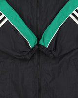 Vintage 1990s Adidas Classic Embroidered Shell Windbreaker Jacket - M