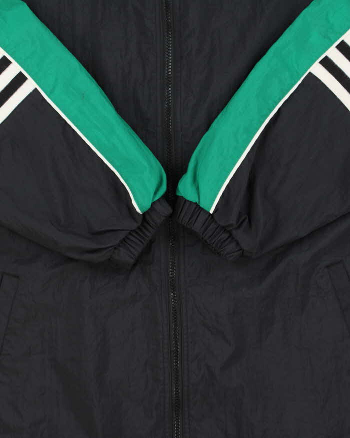 Vintage 1990s Adidas Classic Embroidered Shell Windbreaker Jacket - M