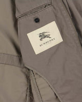Vintage Y2K 00s Burberry London Khaki Canvas Military Field Jacket - L