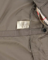 Vintage Y2K 00s Burberry London Khaki Canvas Military Field Jacket - L