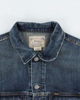 Vintage Polo Ralph Lauren Medium Wash Denim Trucker Jacket - M
