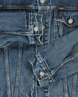 Vintage Polo Ralph Lauren Medium Wash Denim Trucker Jacket - M