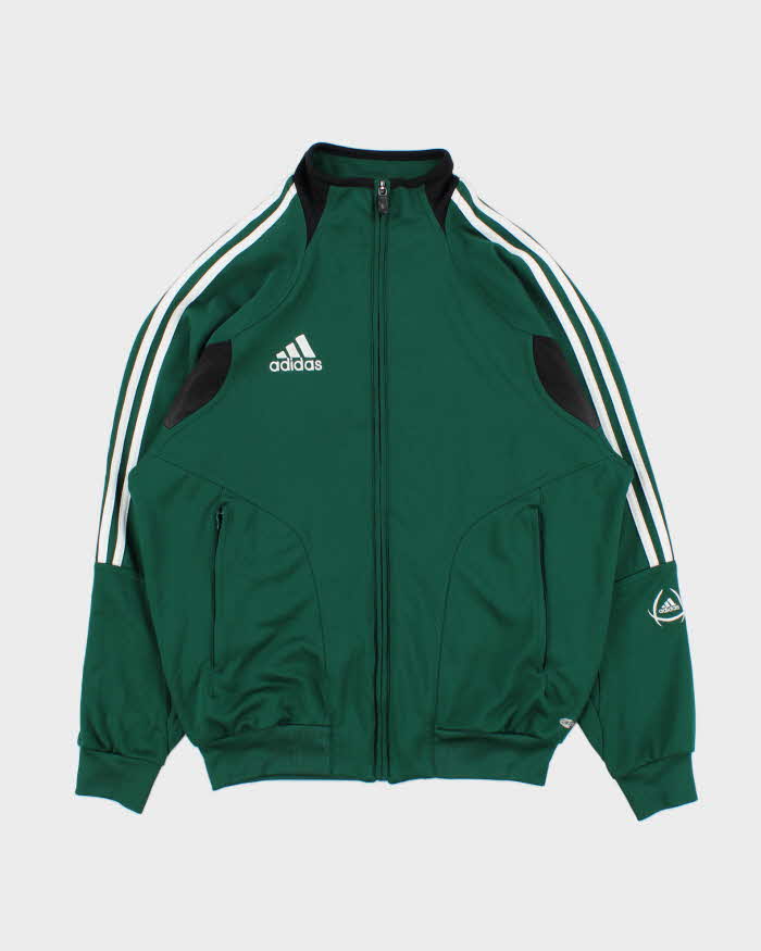 Vintage Y2K 00s Adidas Climacool Football Training Track Jacket - S