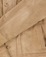 Vintage Y2K 00s Danier Tan Suede Bomber Jacket - S