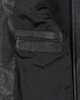 Vintage Y2K 00s Danier Leather Cafe Racer Moto Jacket - M