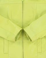 Vintage Y2K 00s Pelle Collezioni Lime Green Made In Canada Calfskin Leather Moto Jacket - M