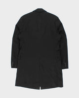 Vintage Y2K 00s Hugo Boss Quilt Lined Canvas Single Breasted Overcoat - XL