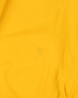 Vintage 1970s Adidas Originals Yellow Classic Funnel Neck Track Jacket - M