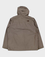Vintage The North Face Marl Brown DryVent Hooded Waterproof Jacket - XXL