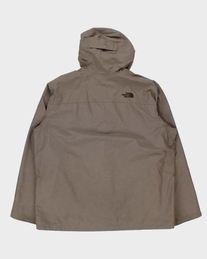 Vintage The North Face Marl Brown DryVent Hooded Waterproof Jacket - XXL