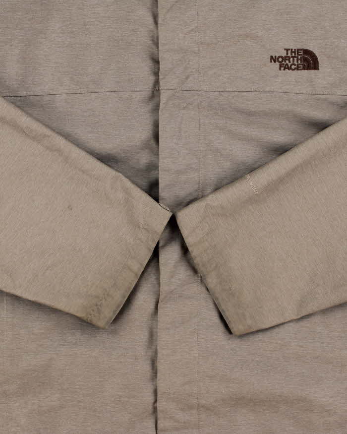 Vintage The North Face Marl Brown DryVent Hooded Waterproof Jacket - XXL