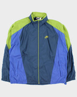 Vintage 1990s Nike Lightweight Soft Shell Hooded Windbreaker Jacket - XL