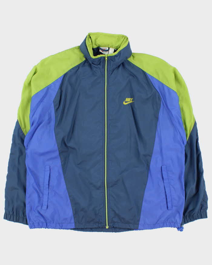 Vintage 1990s Nike Lightweight Soft Shell Hooded Windbreaker Jacket - XL