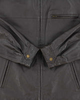 Vintage Y2K 00s Penman's Brown Leather Cafe Racer Moto Jacket - S