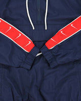 Nike NSW Taped Big Swoosh 1/4 Zip Shell Pullover Windbreaker - M