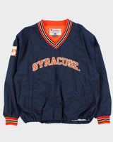 Vintage 1990s Champion Syracuse University Shell Pullover Varsity Windbreaker - L