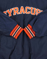 Vintage 1990s Champion Syracuse University Shell Pullover Varsity Windbreaker - L
