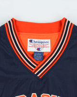 Vintage 1990s Champion Syracuse University Shell Pullover Varsity Windbreaker - L
