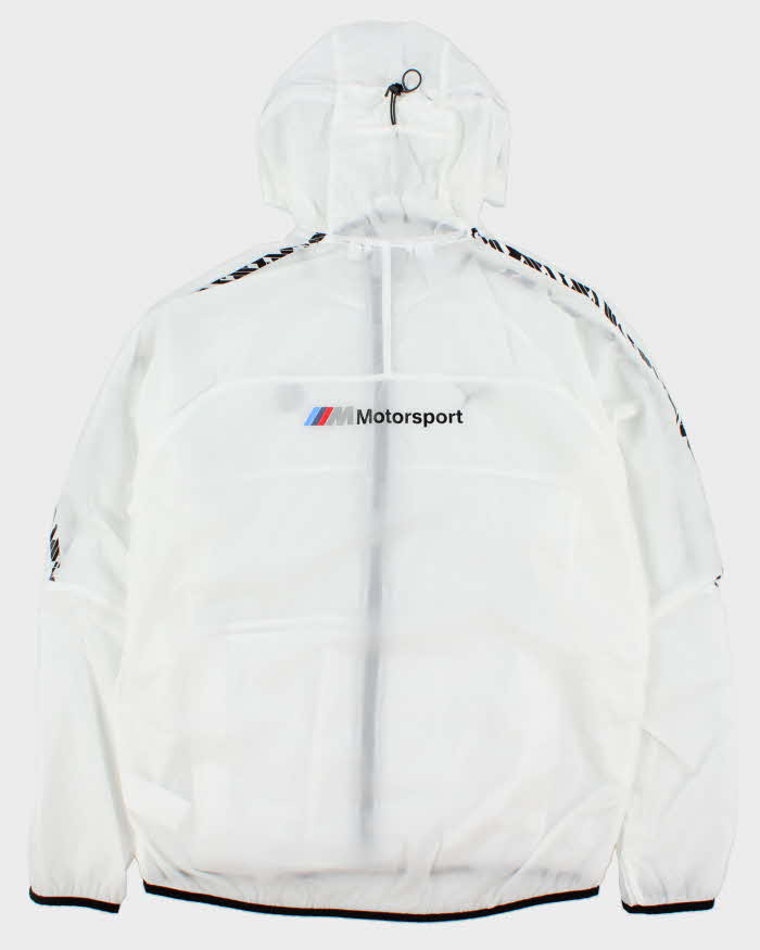 Vintage Puma BMW Motorsport Lightweight Hooded Windbreaker Jacket - L