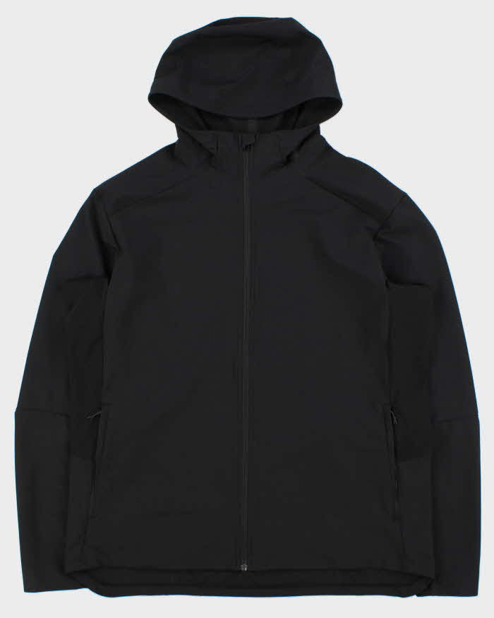 Lululemon Black Soft Shell Hooded Running Jacket - XL