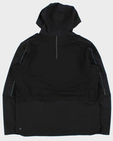 Lululemon Black Soft Shell Hooded Running Jacket - XL