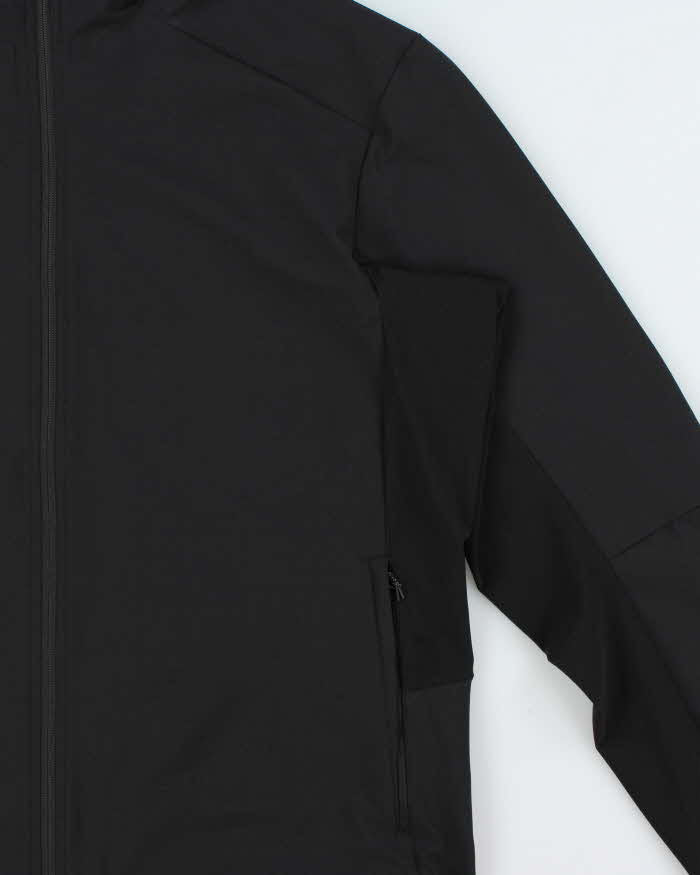 Lululemon Black Soft Shell Hooded Running Jacket - XL