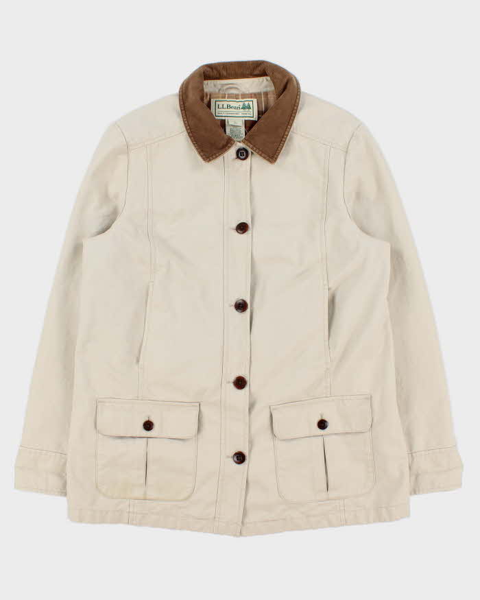 Vintage 00s L.L Bean Canvas Corduroy Chore Field Barn Jacket - L