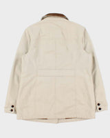 Vintage 00s L.L Bean Canvas Corduroy Chore Field Barn Jacket - L