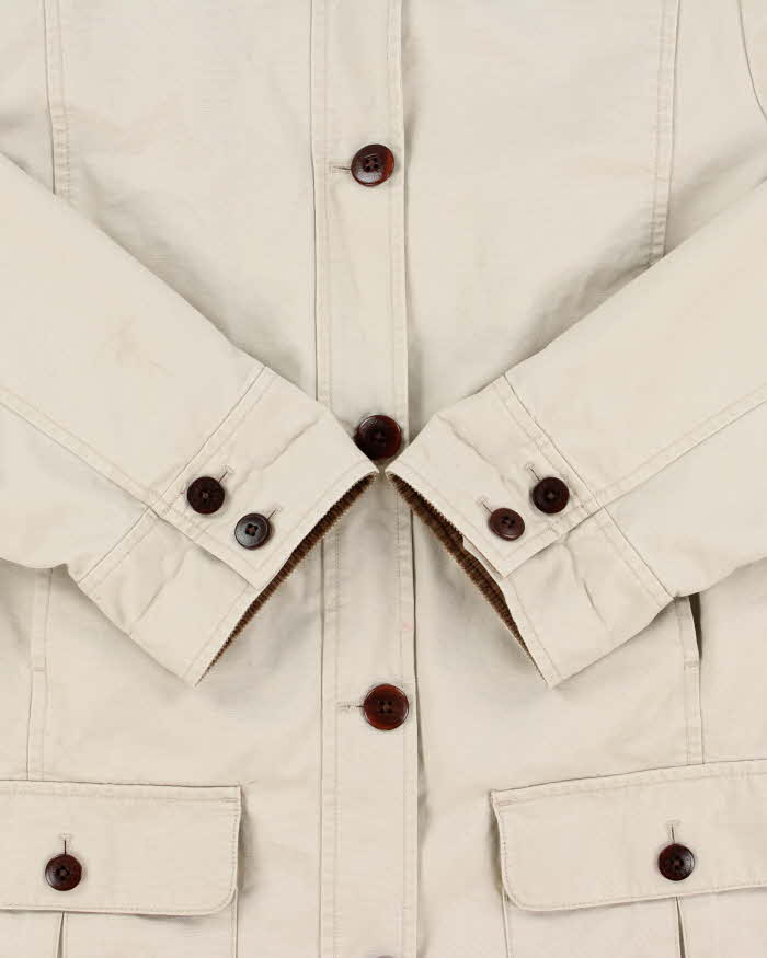 Vintage 00s L.L Bean Canvas Corduroy Chore Field Barn Jacket - L
