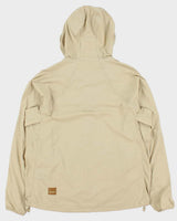 Lululemon Desert Khaki Grid Shell Lightweight Half-Zip Pullover Running Jacket - L