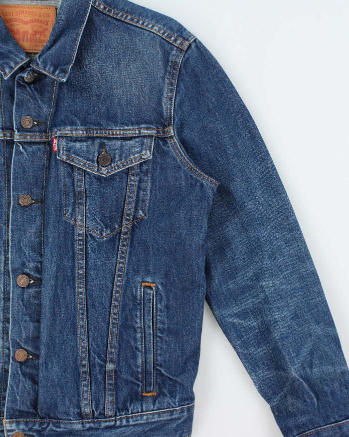 Levi's Medium Wash Selvedge Denim Type III Trucker Jacket - M