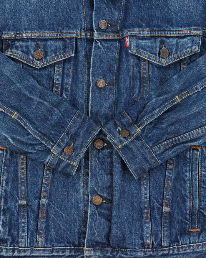 Levi's Medium Wash Selvedge Denim Type III Trucker Jacket - M