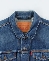Levi's Medium Wash Selvedge Denim Type III Trucker Jacket - M