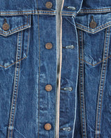 Levi's Medium Wash Selvedge Denim Type III Trucker Jacket - M