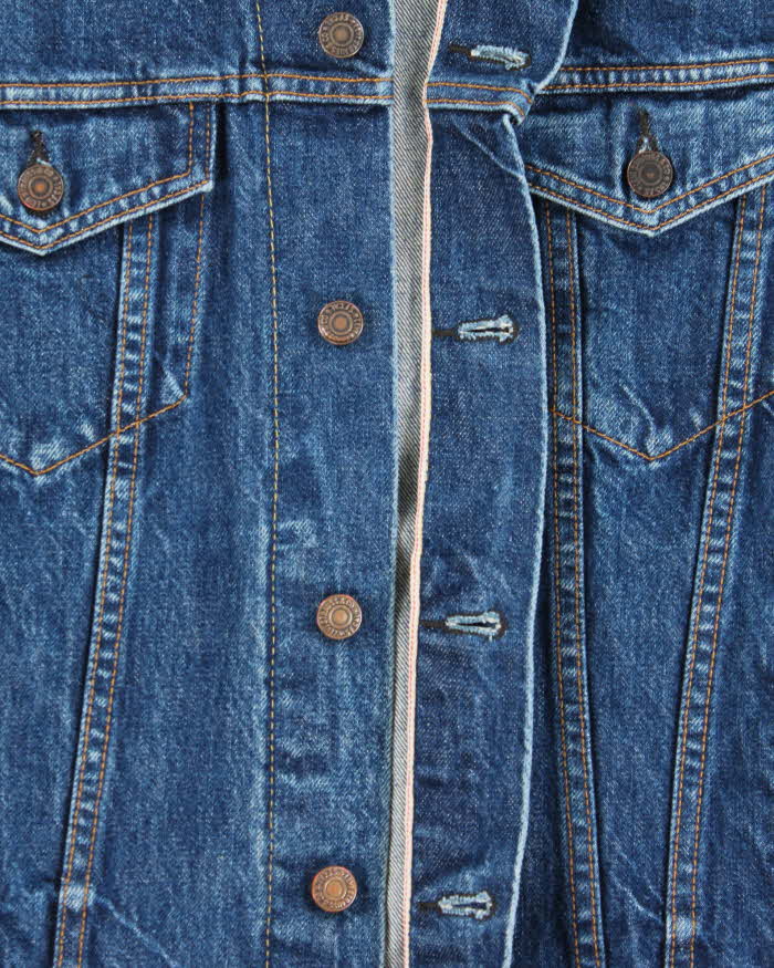 Levi's Medium Wash Selvedge Denim Type III Trucker Jacket - M