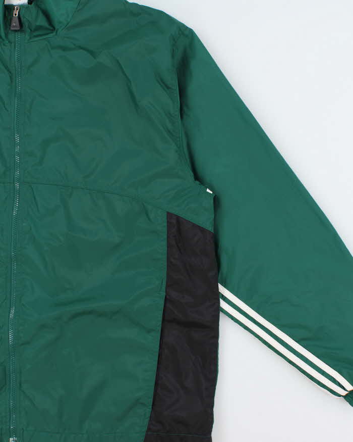 Vintage Y2K 00s Adidas Lightweight 3-Stripe Waterproof Shell Jacket - XL