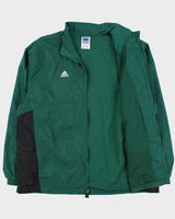 Vintage Y2K 00s Adidas Lightweight 3-Stripe Waterproof Shell Jacket - XL