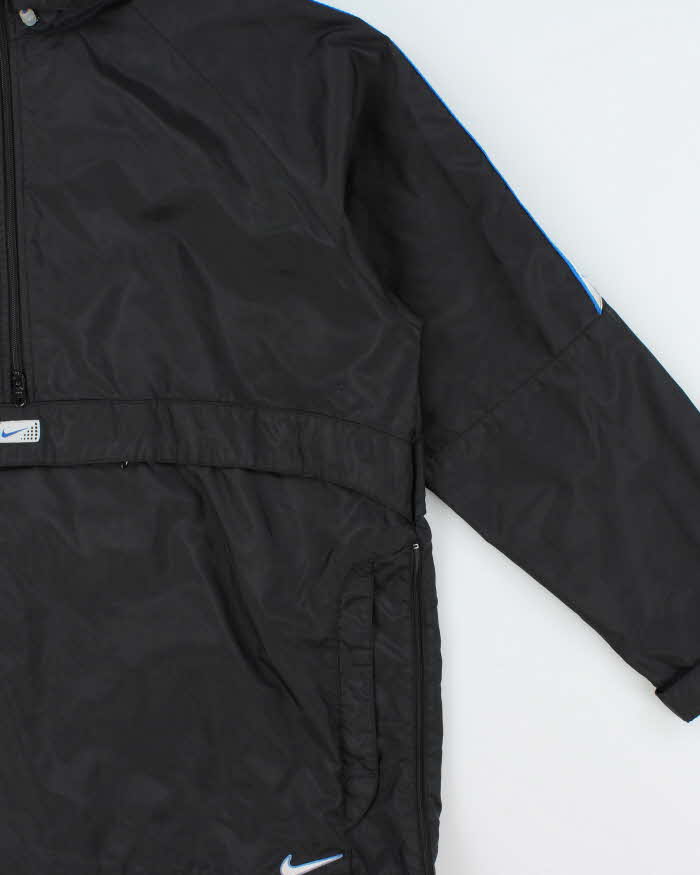 Vintage Y2K 00s Nike Shell Half-Zip Hooded Pullover Windbreaker Jacket - XL