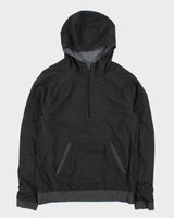 Lululemon Marl Grey Reversible Soft Shell Half-Zip Running Jacket - M