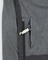 Lululemon Marl Grey Reversible Soft Shell Half-Zip Running Jacket - M