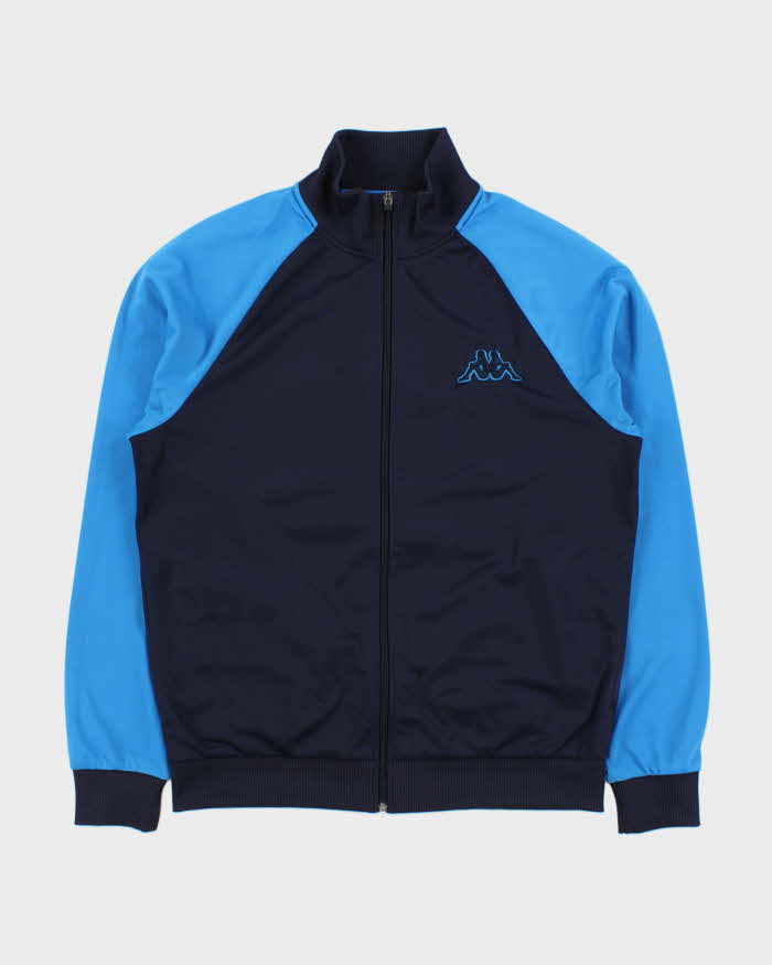 Vintage Y2K 00s Kappa Classic Two Tone Funnel Neck Track Jacket - M