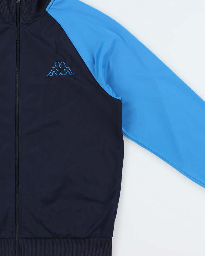 Vintage Y2K 00s Kappa Classic Two Tone Funnel Neck Track Jacket - M