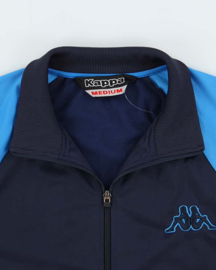 Vintage Y2K 00s Kappa Classic Two Tone Funnel Neck Track Jacket - M